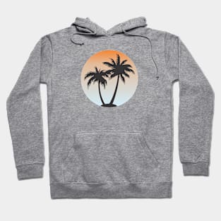 Coconut Tree on Beach Hoodie